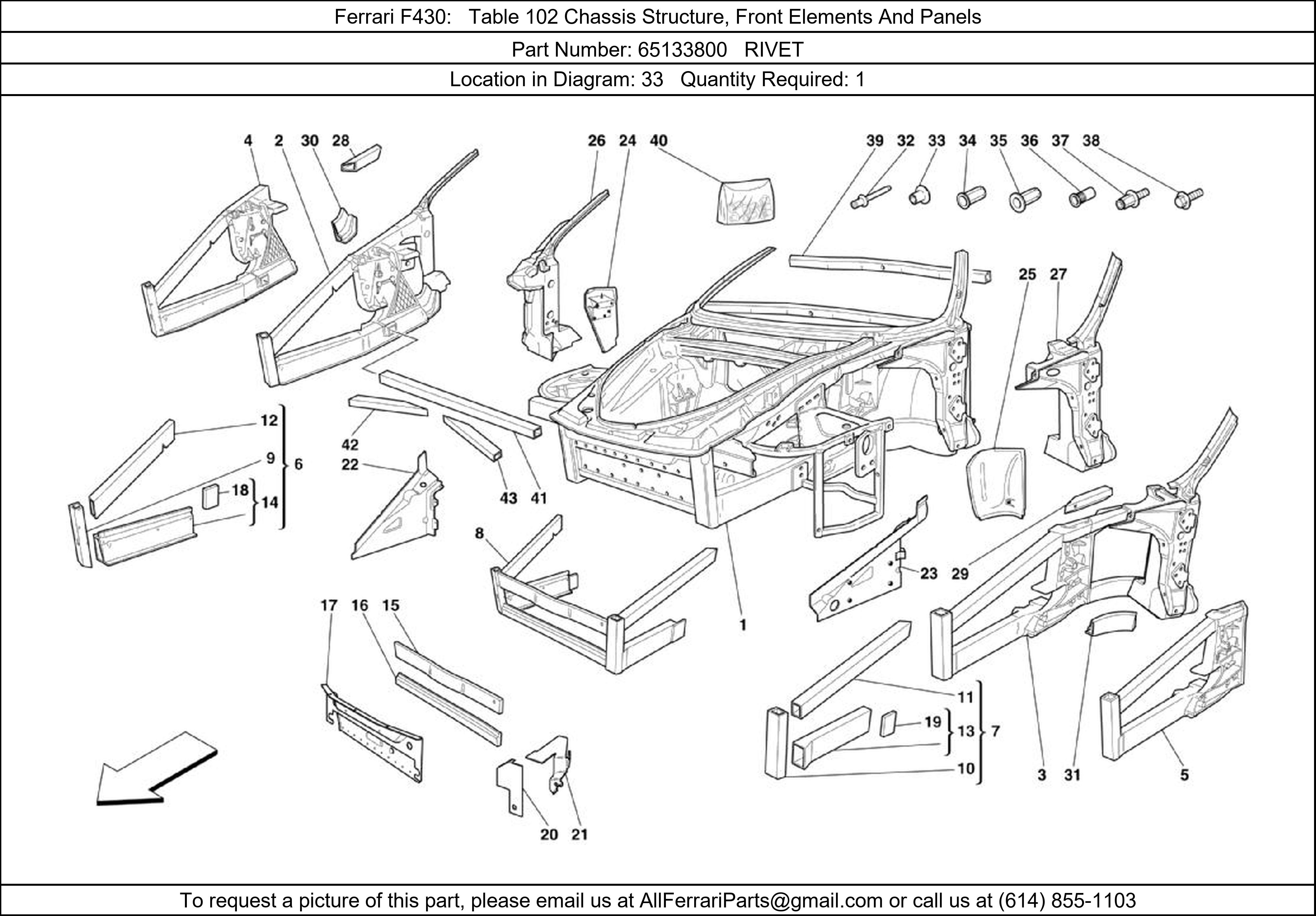 Ferrari Part 65133800
