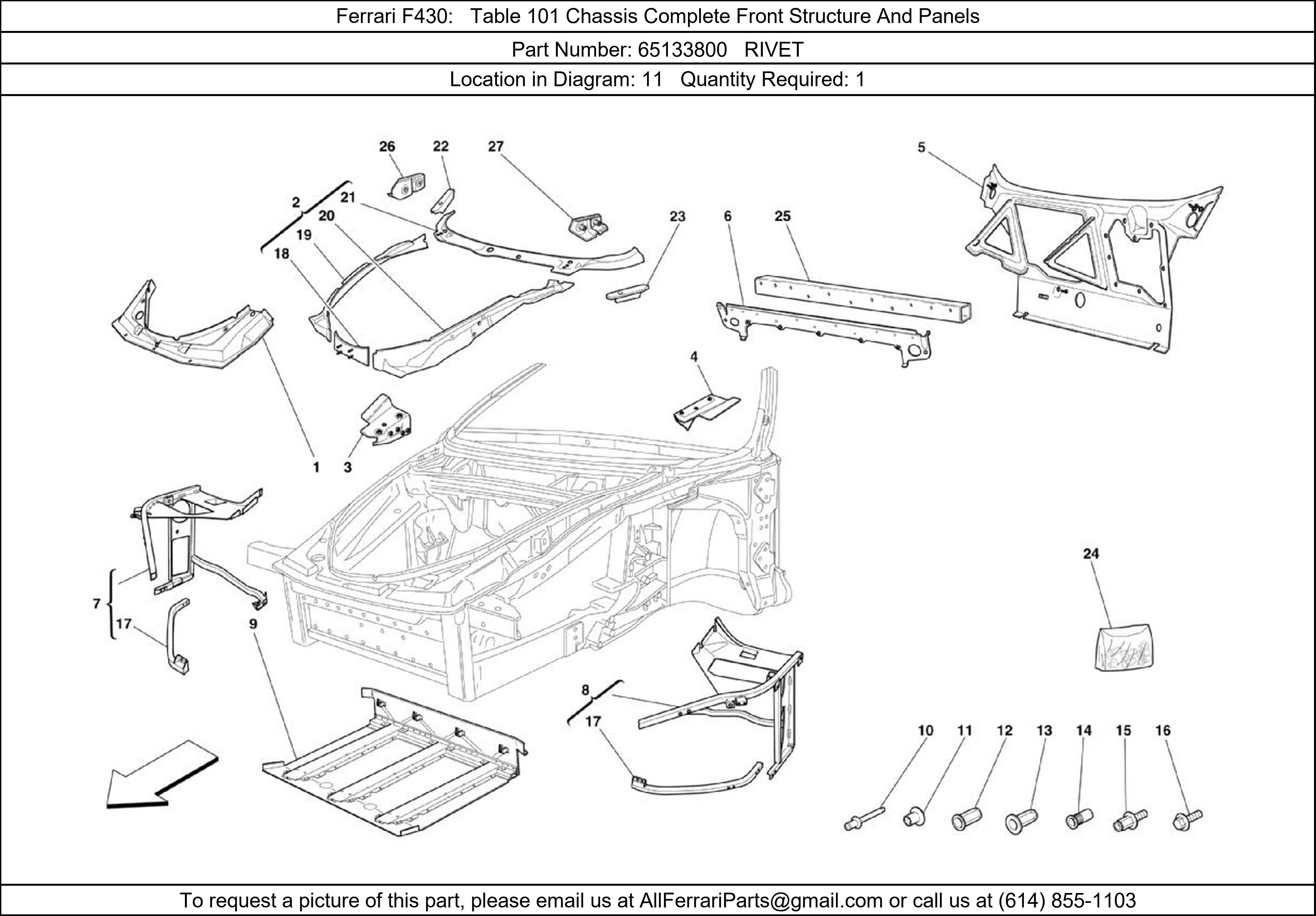 Ferrari Part 65133800