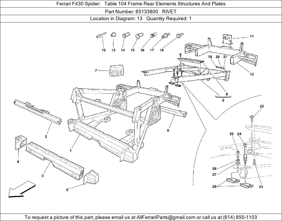 Ferrari Part 65133800