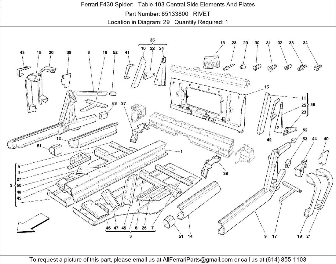 Ferrari Part 65133800