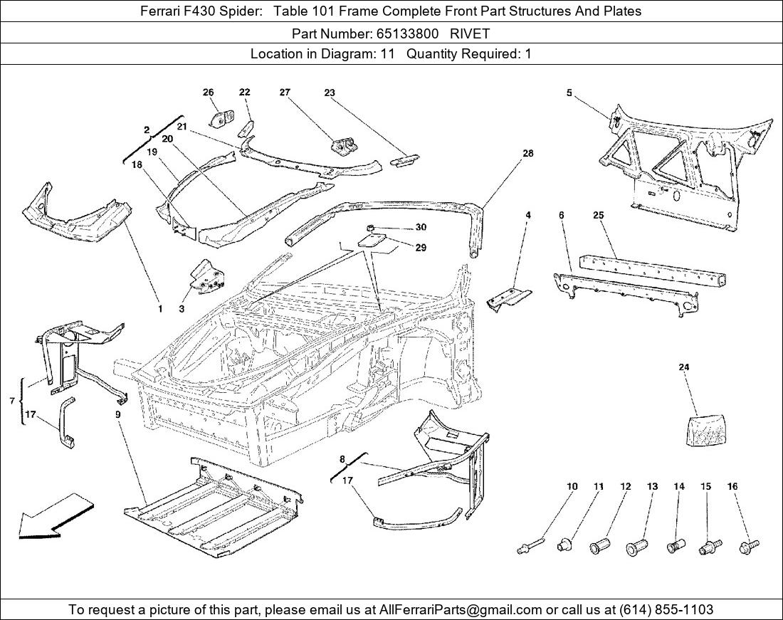 Ferrari Part 65133800
