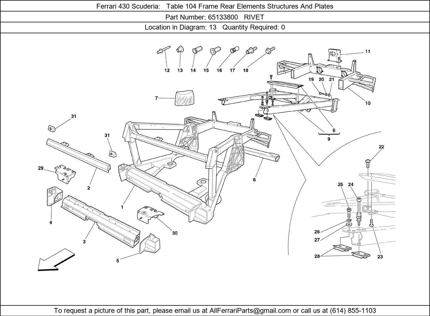 Ferrari Part 65133800