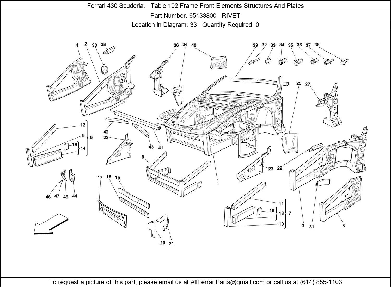 Ferrari Part 65133800
