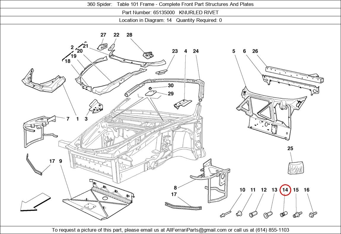 Ferrari Part 65135000