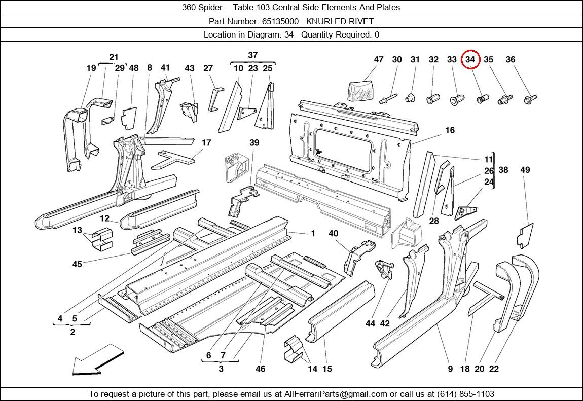 Ferrari Part 65135000