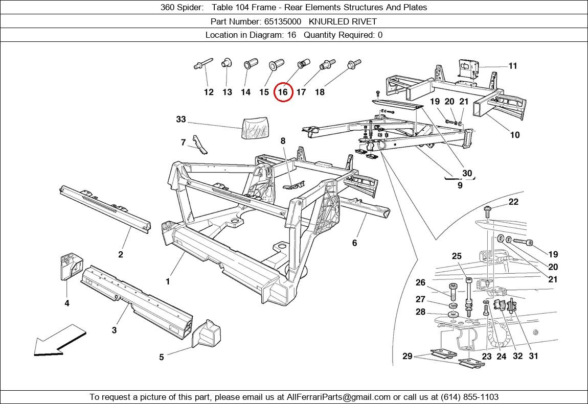 Ferrari Part 65135000