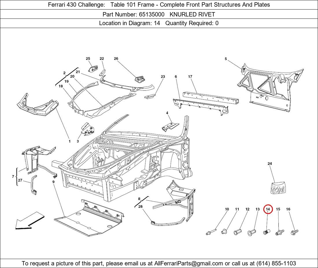 Ferrari Part 65135000
