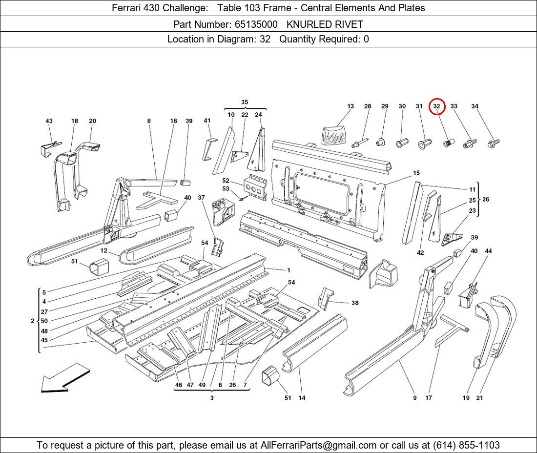 Ferrari Part 65135000