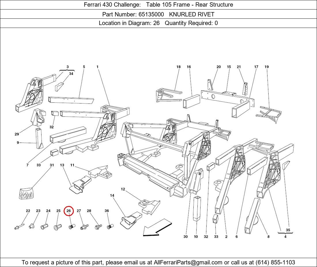 Ferrari Part 65135000