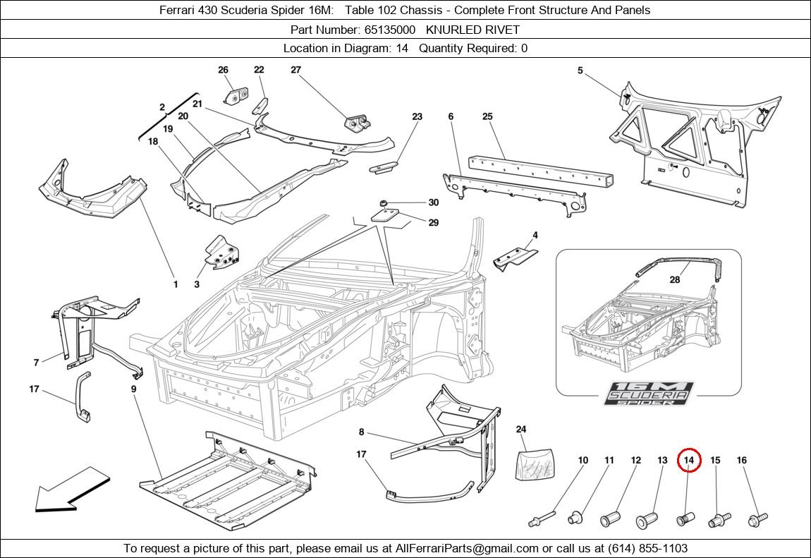 Ferrari Part 65135000