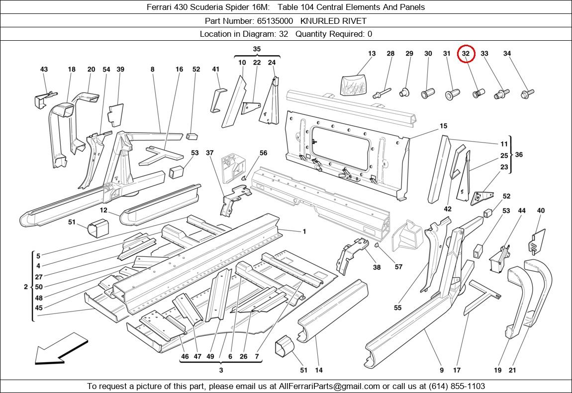 Ferrari Part 65135000