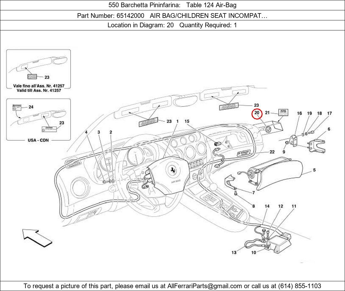 Ferrari Part 65142000