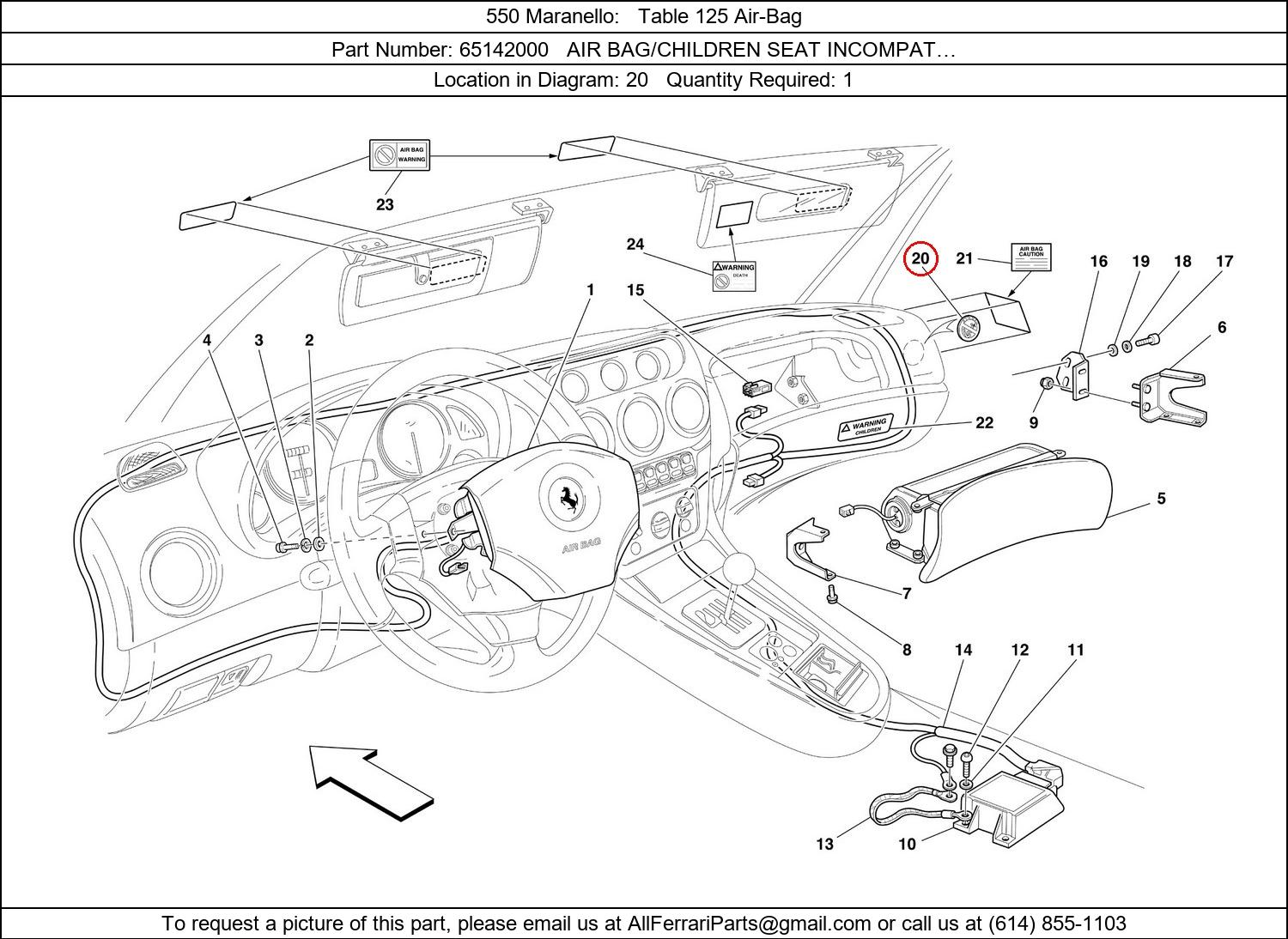 Ferrari Part 65142000