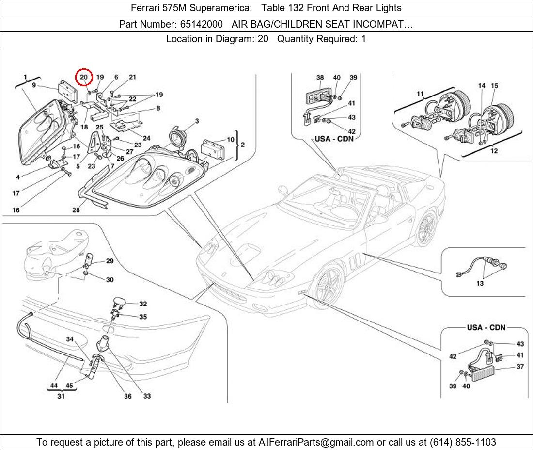 Ferrari Part 65142000