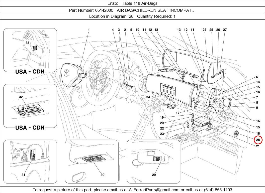 Ferrari Part 65142000