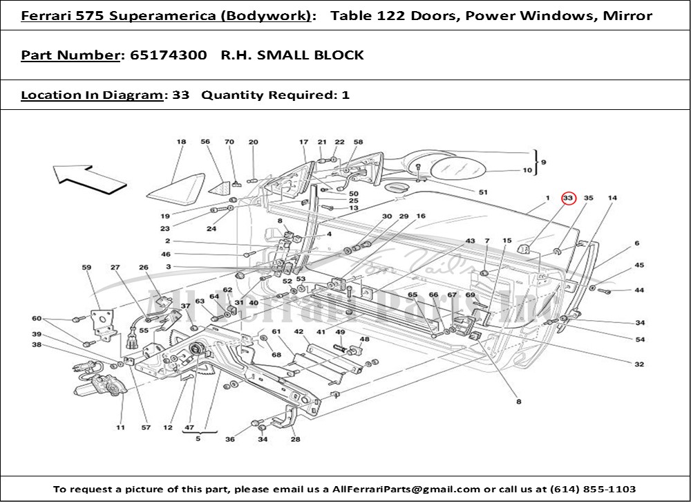 Ferrari Part 65174300