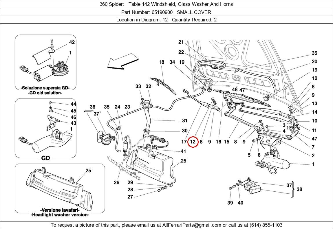 Ferrari Part 65190900