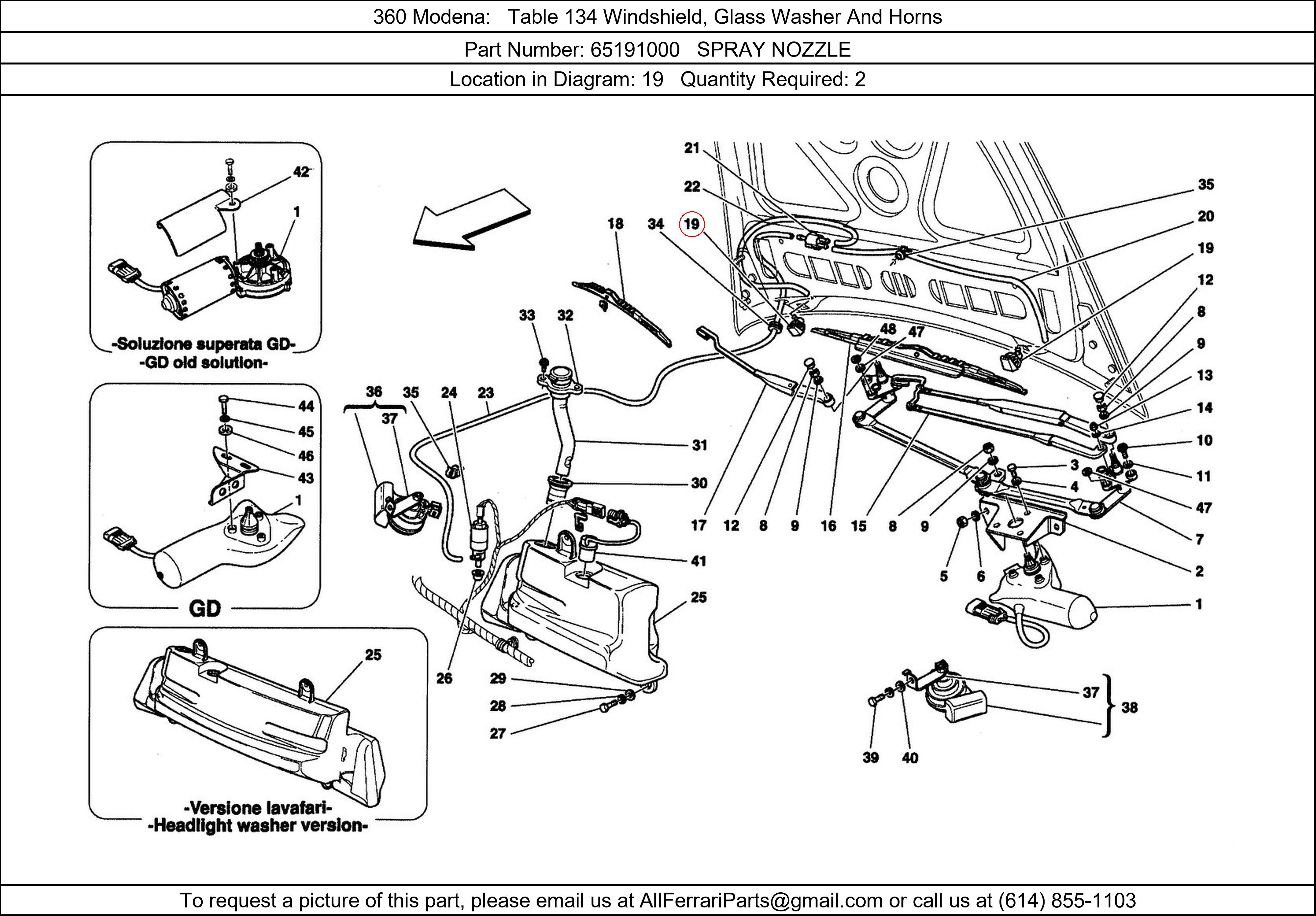 Ferrari Part 65191000