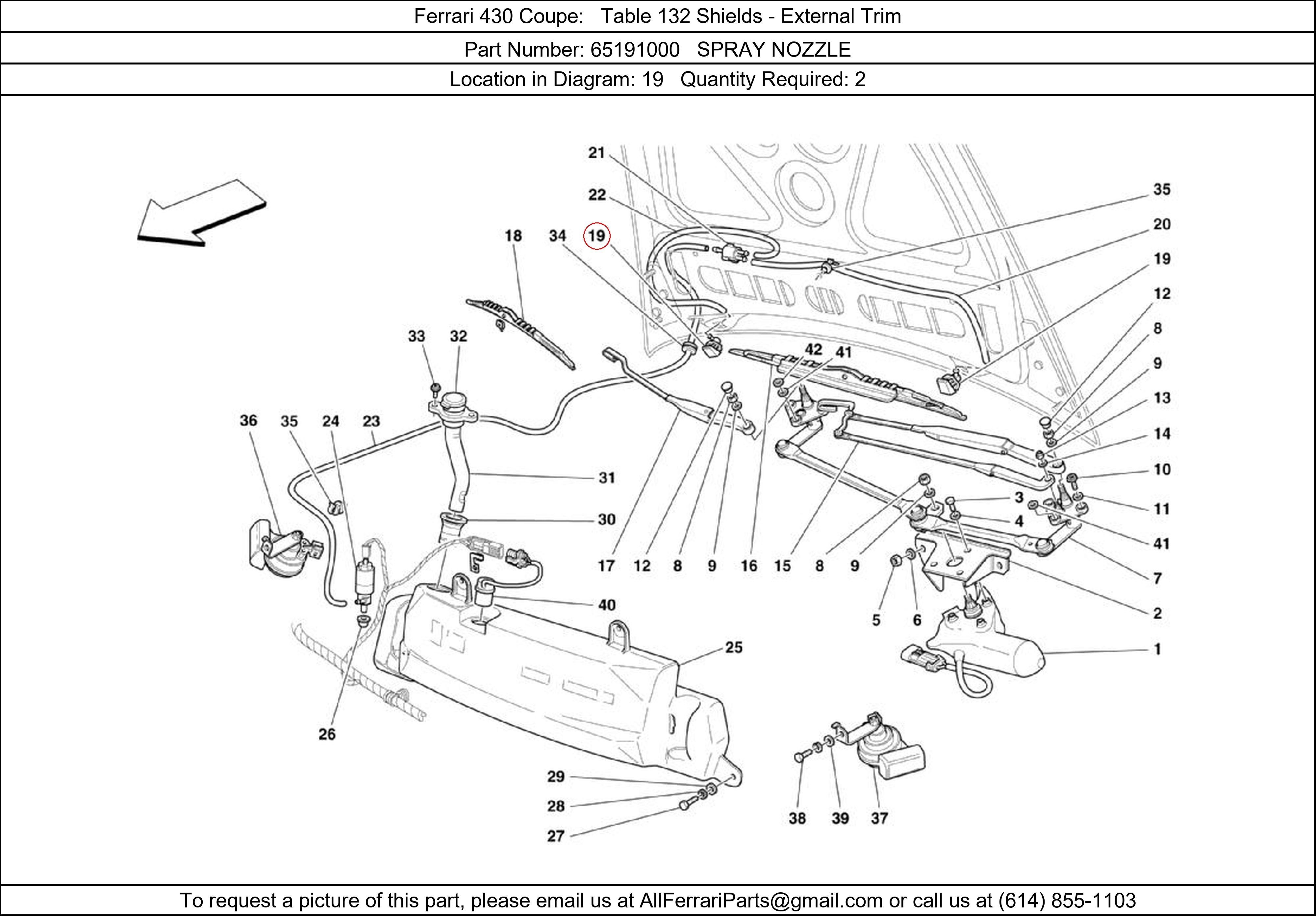 Ferrari Part 65191000