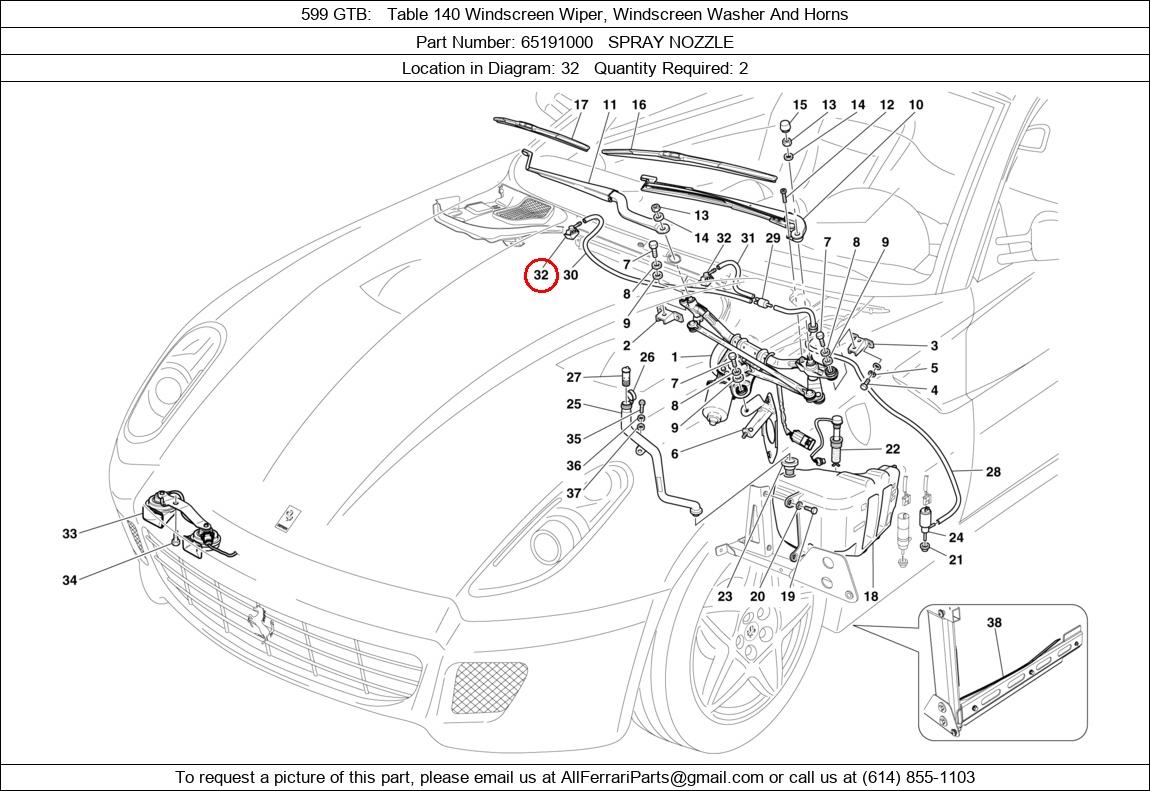 Ferrari Part 65191000