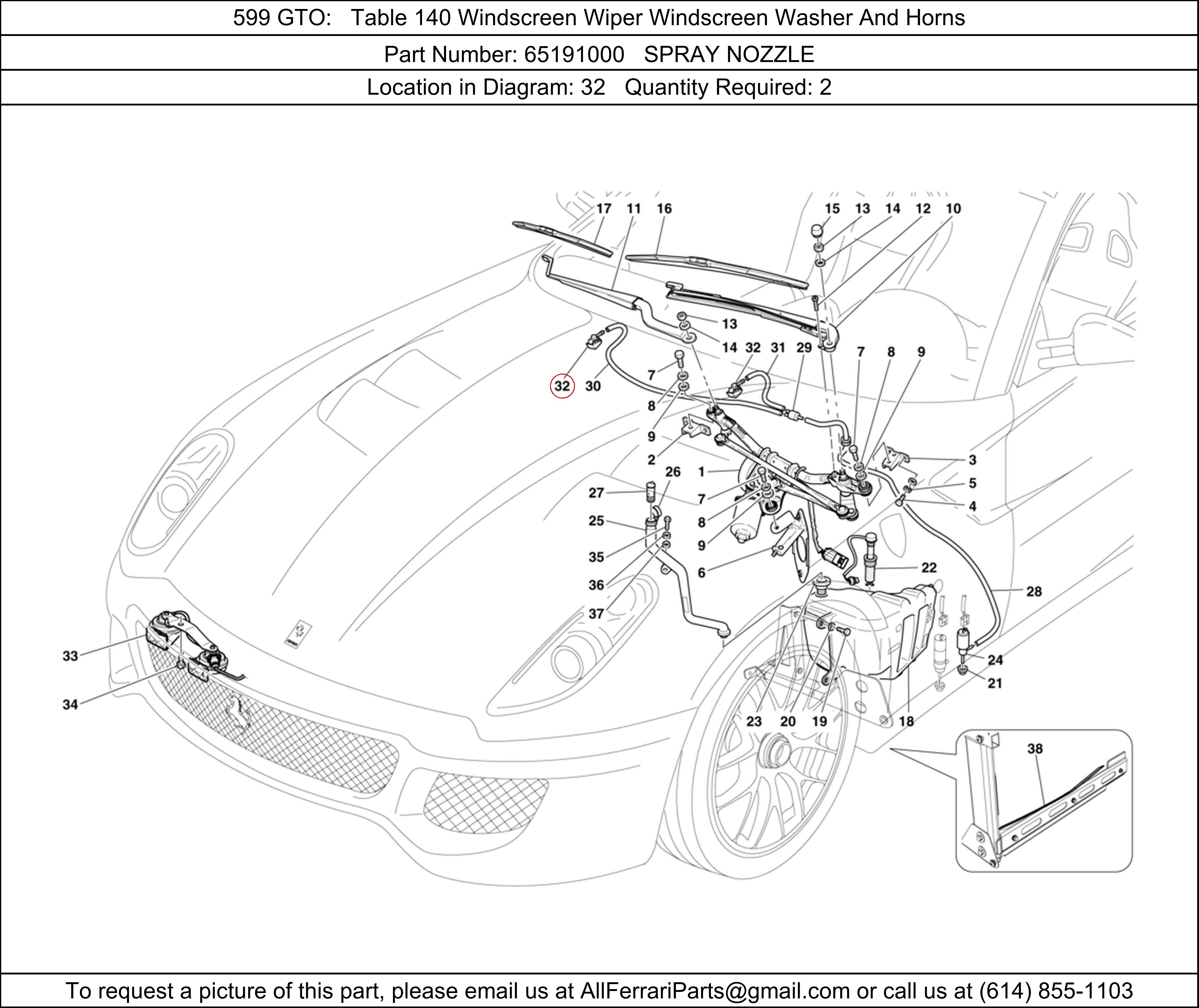 Ferrari Part 65191000