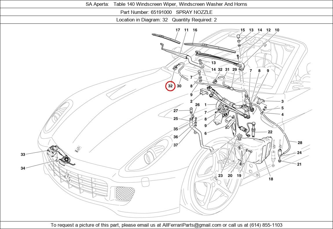 Ferrari Part 65191000