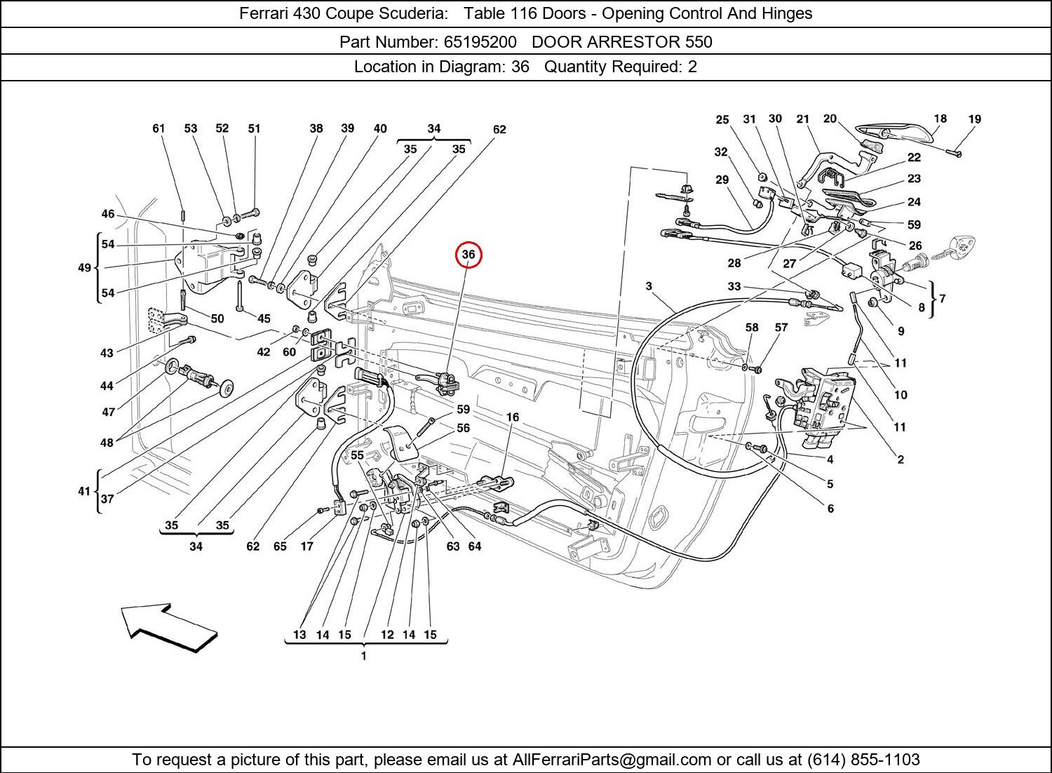 Ferrari Part 65195200