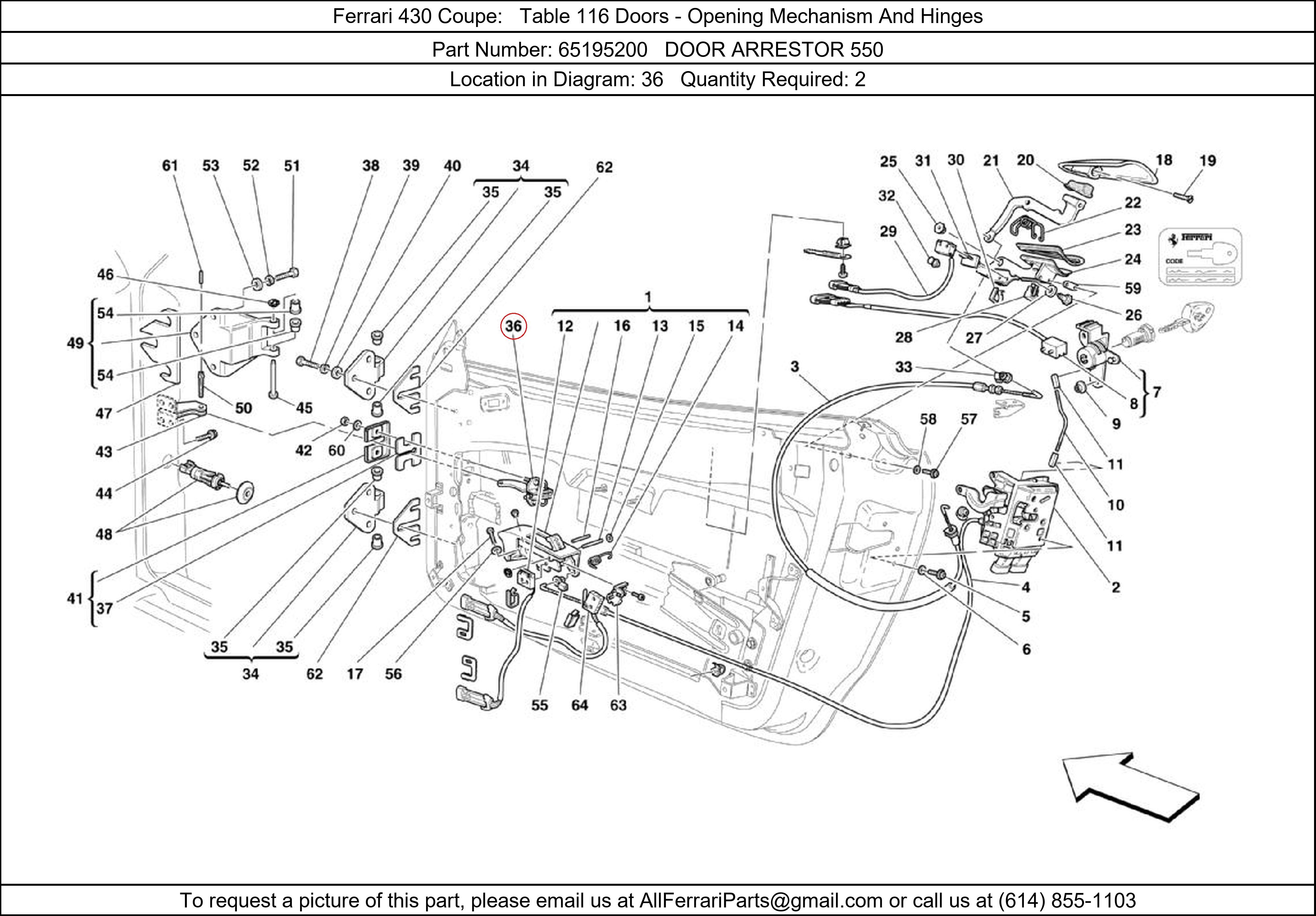 Ferrari Part 65195200