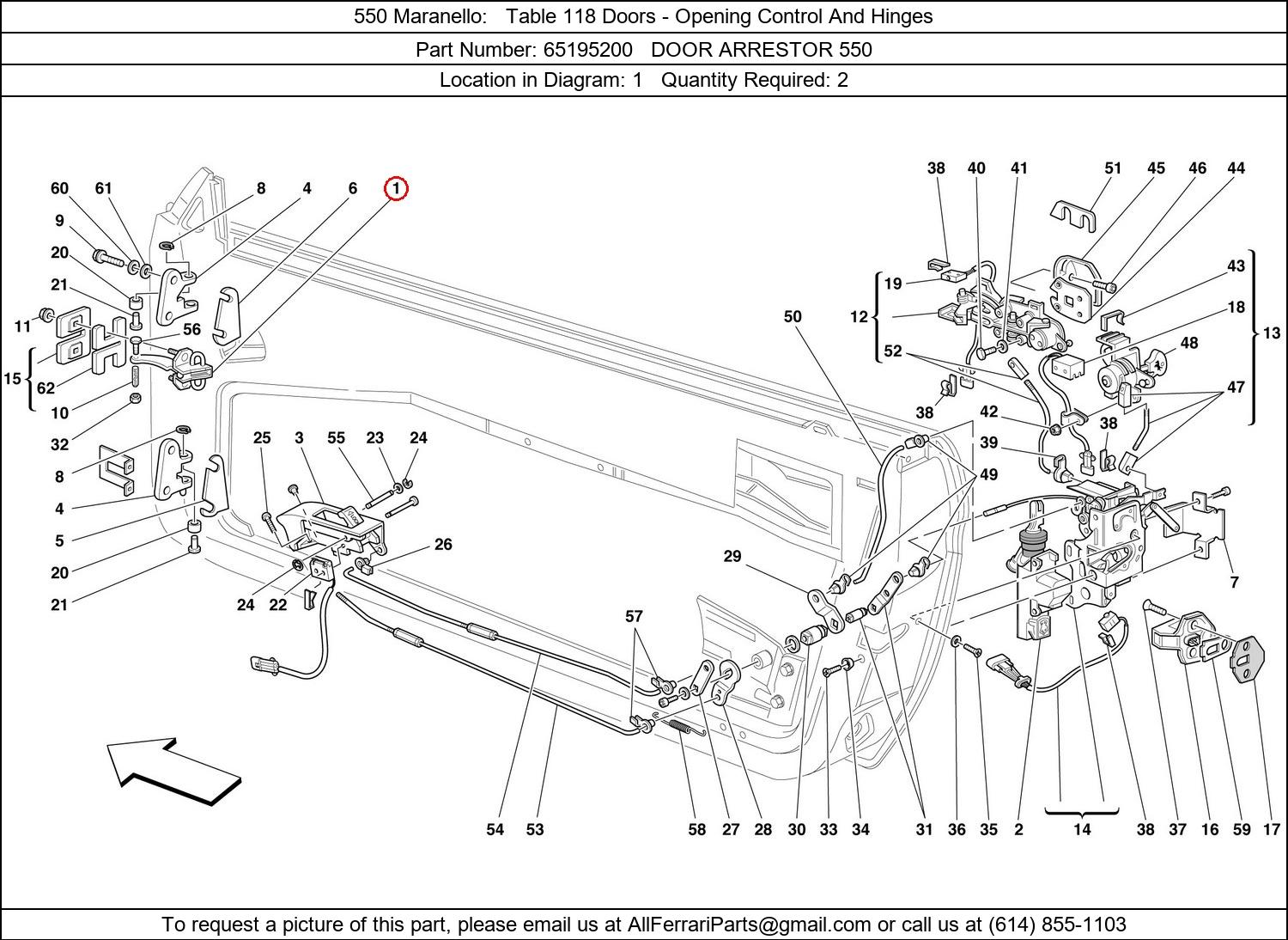 Ferrari Part 65195200