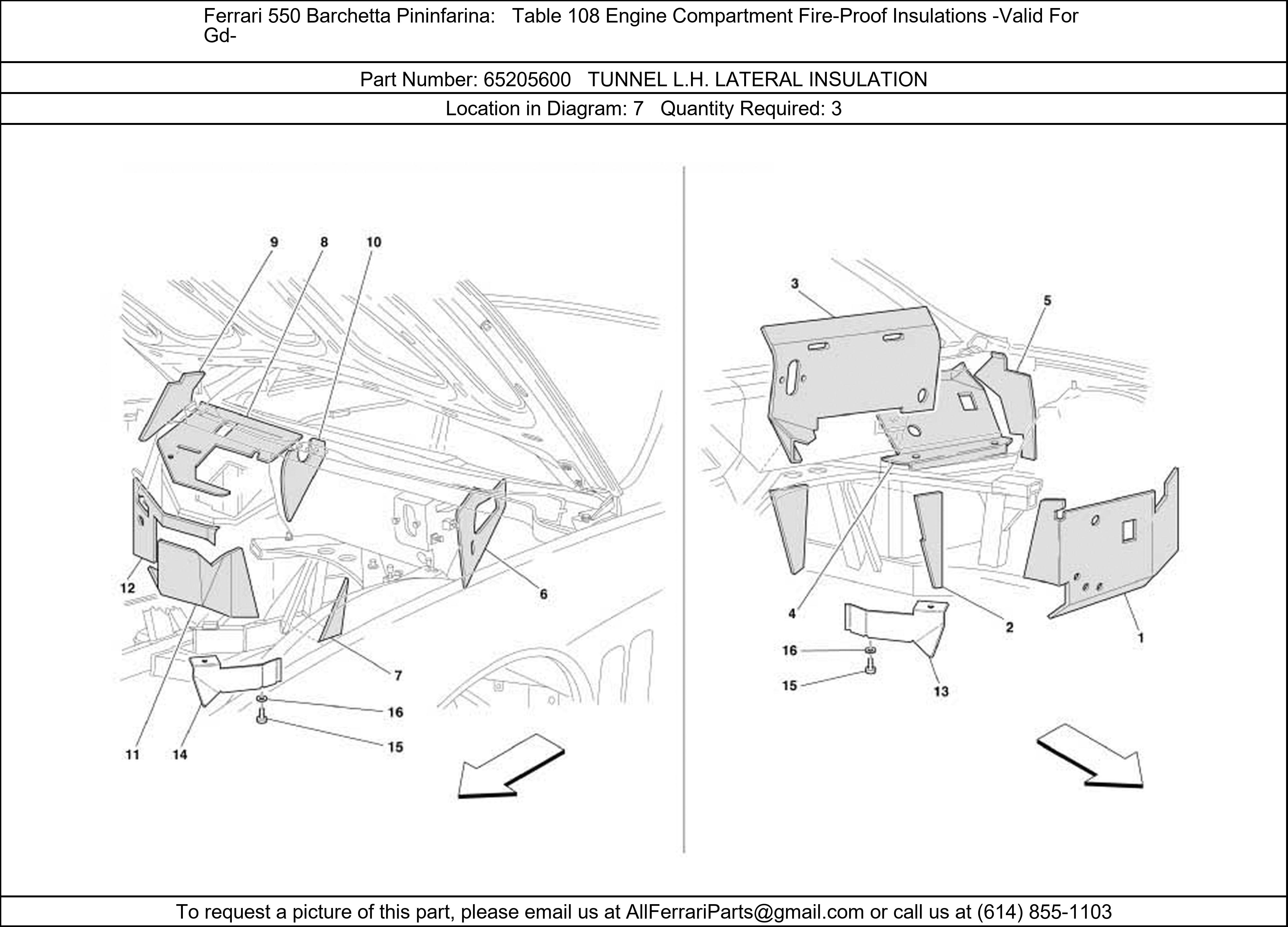 Ferrari Part 65205600