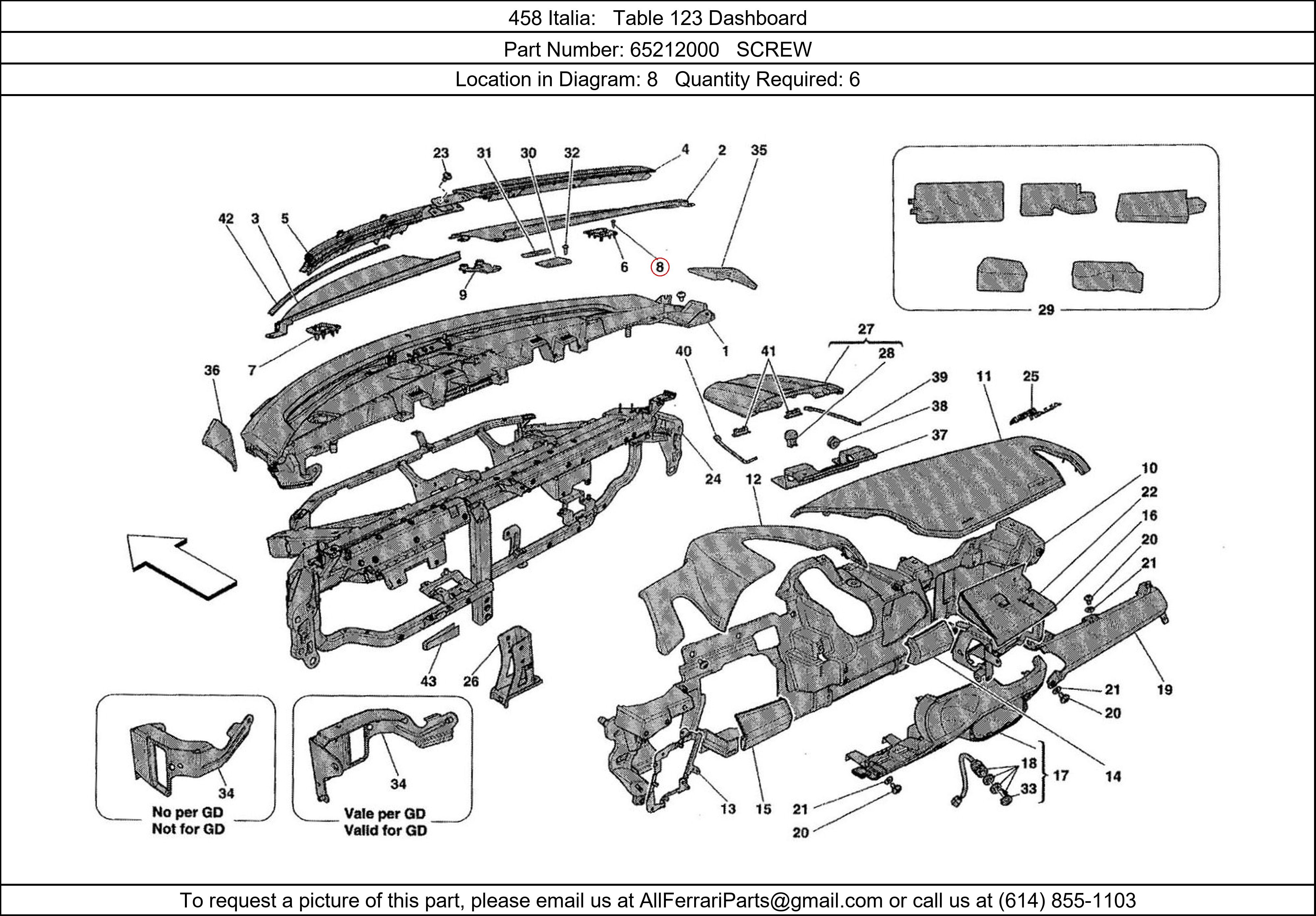 Ferrari Part 65212000