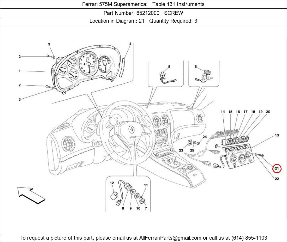 Ferrari Part 65212000