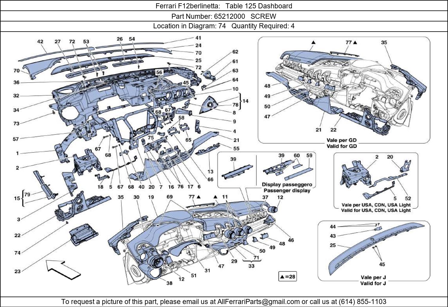 Ferrari Part 65212000