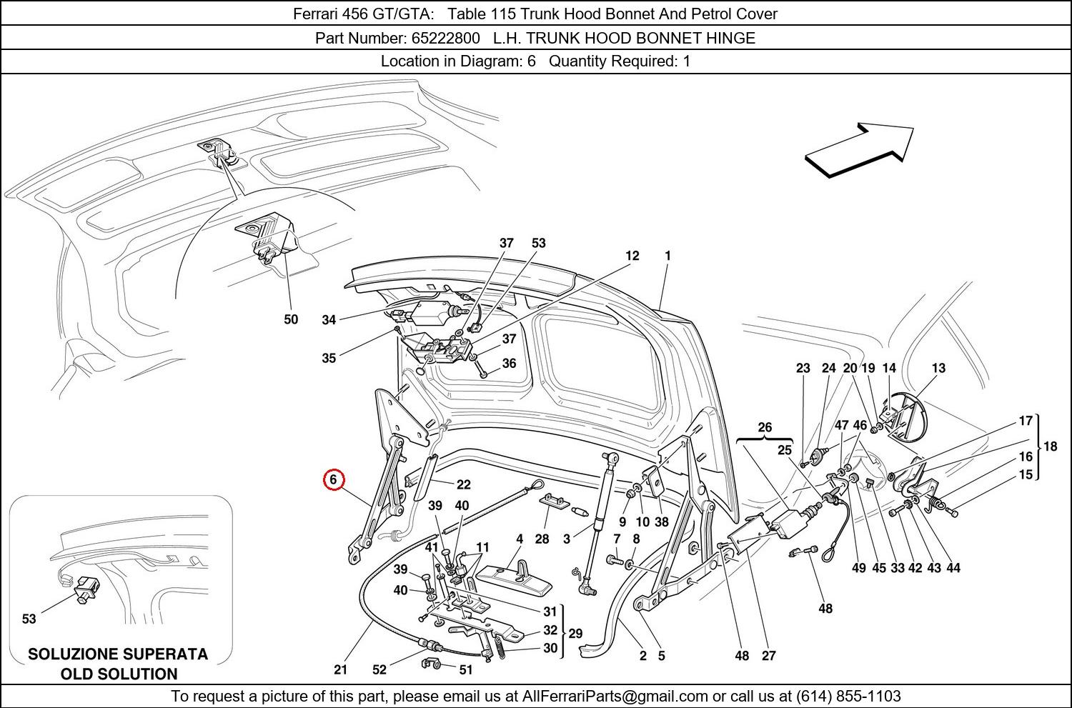 Ferrari Part 65222800