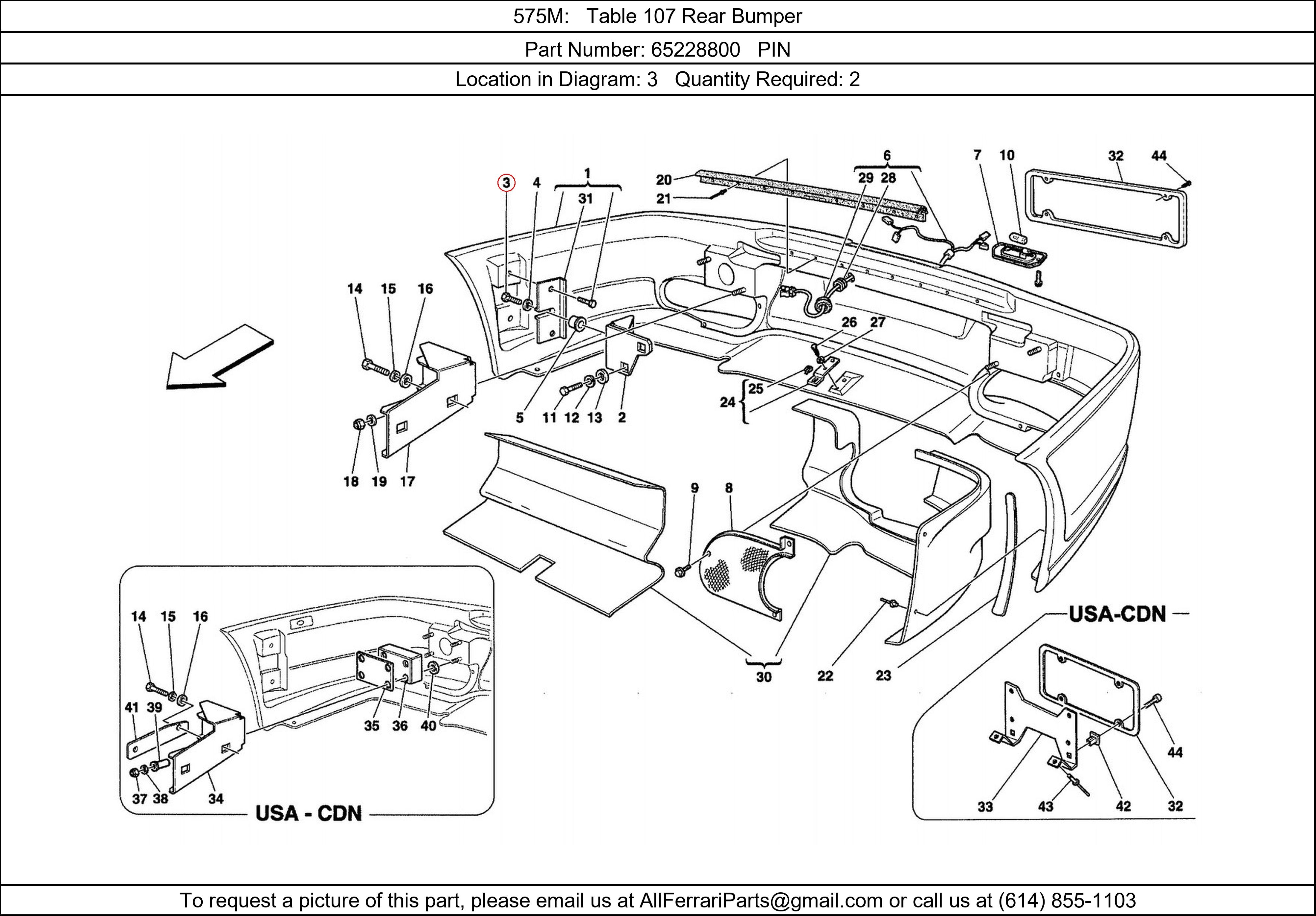 Ferrari Part 65228800