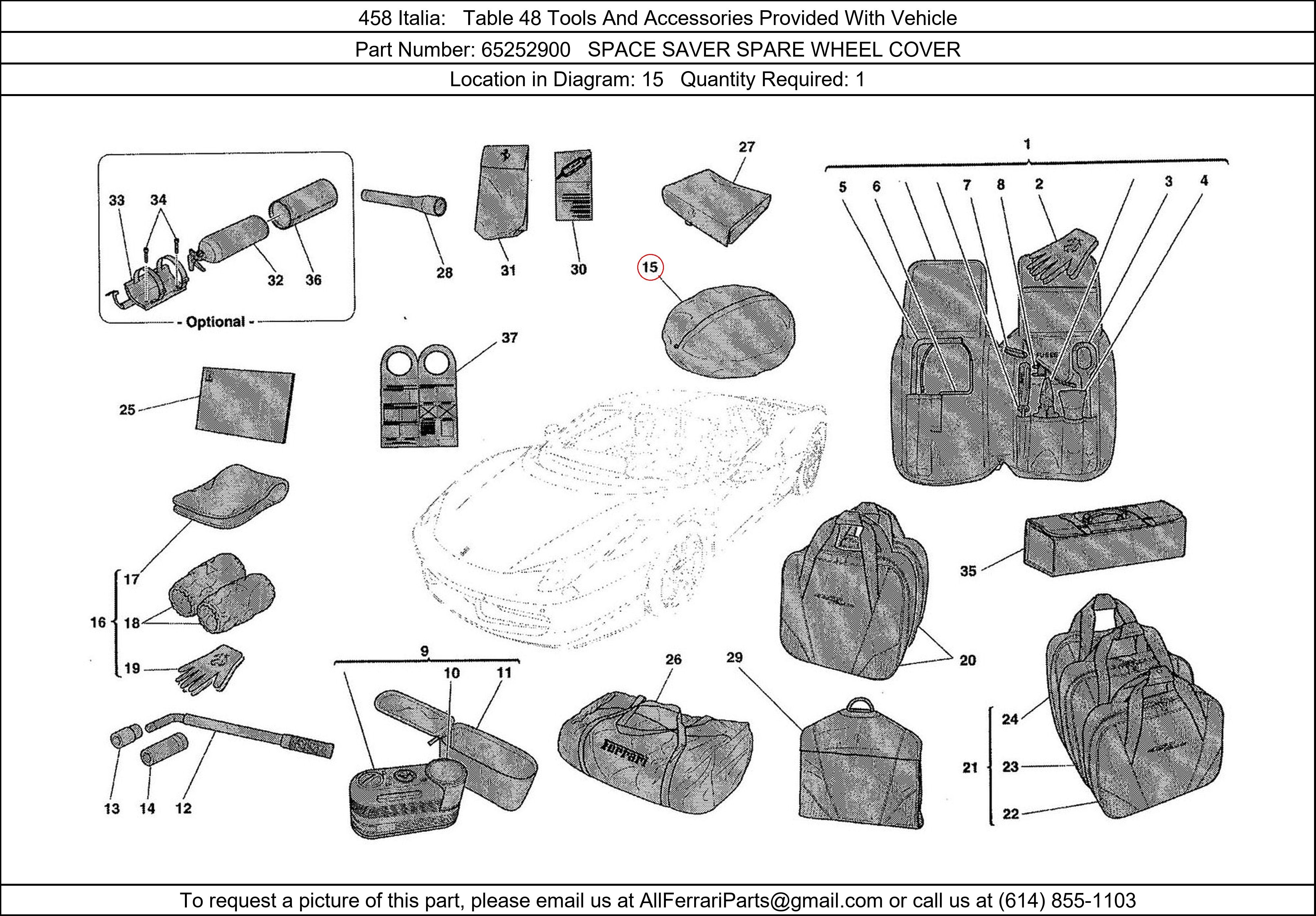 Ferrari Part 65252900