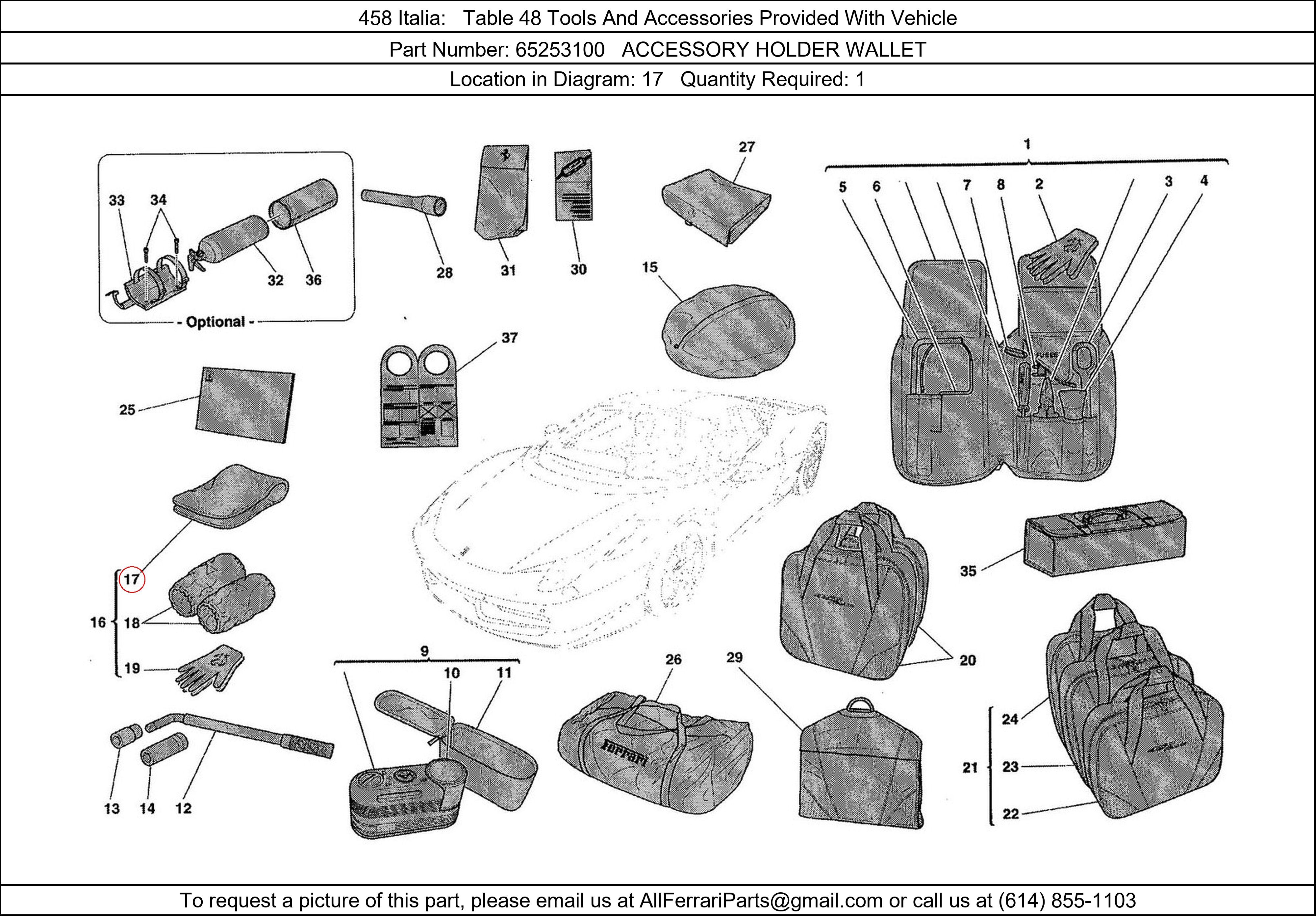 Ferrari Part 65253100