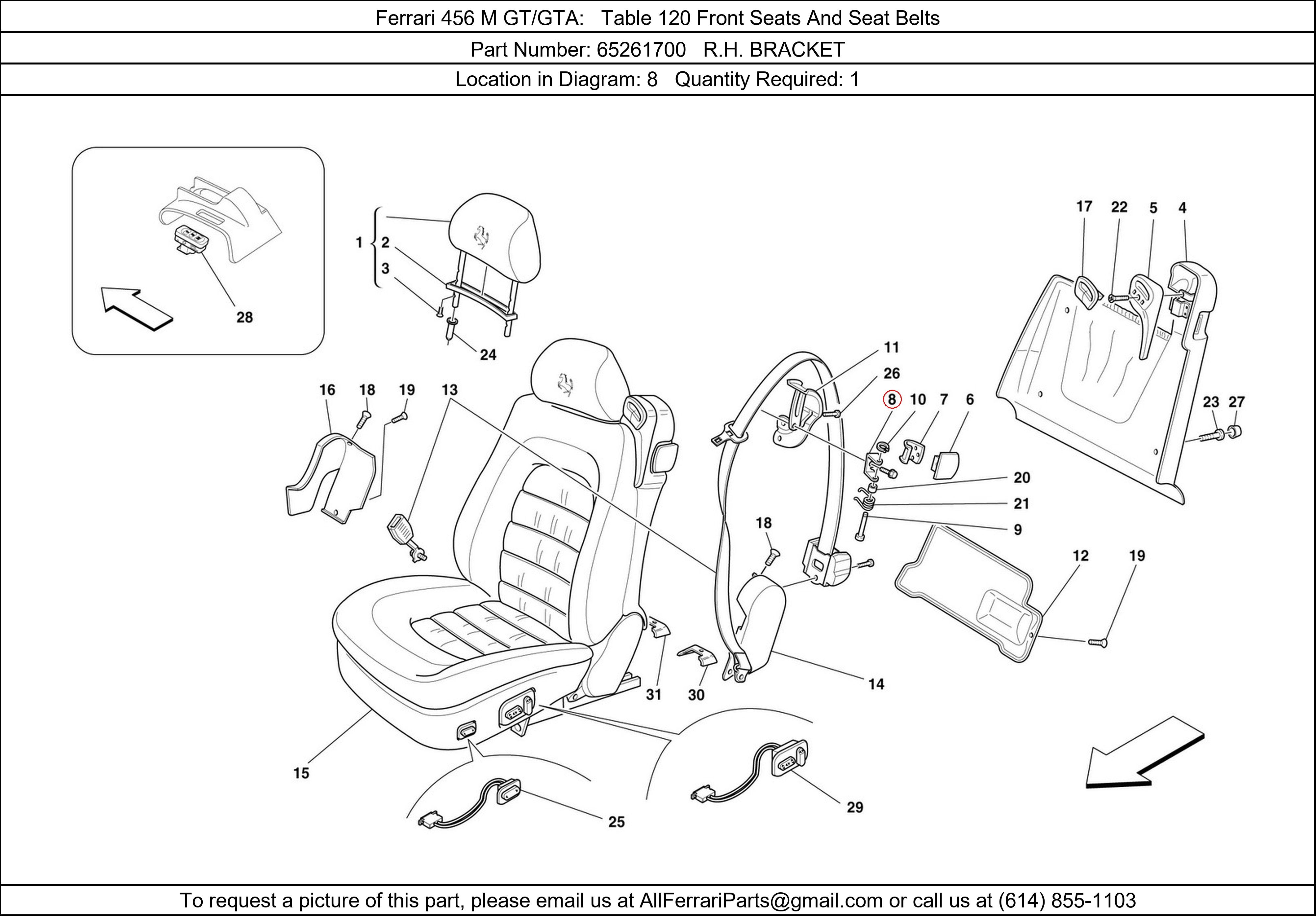 Ferrari Part 65261700