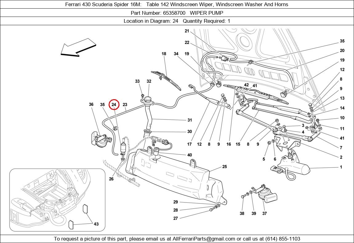 Ferrari Part 65358700