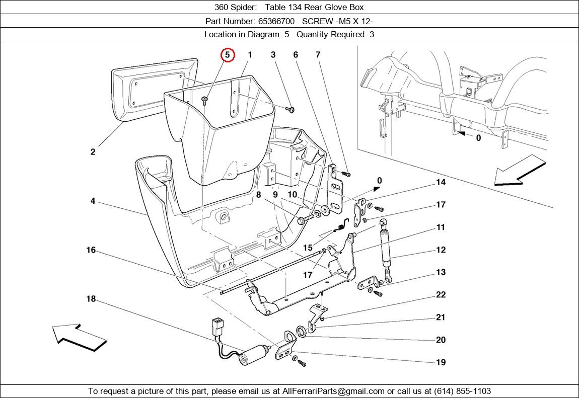 Ferrari Part 65366700