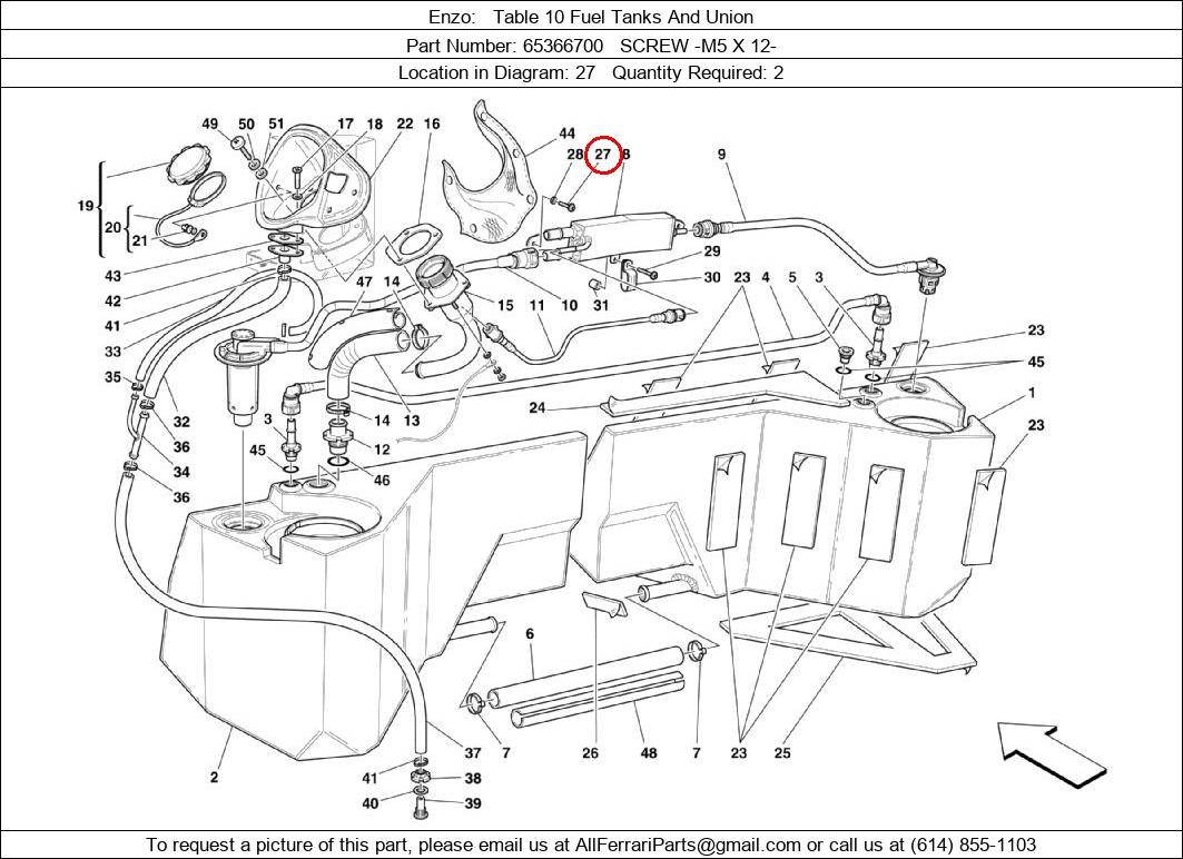 Ferrari Part 65366700