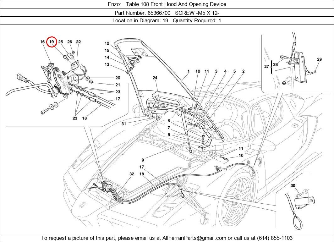 Ferrari Part 65366700