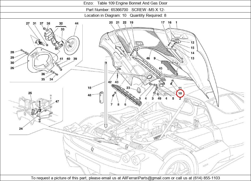 Ferrari Part 65366700