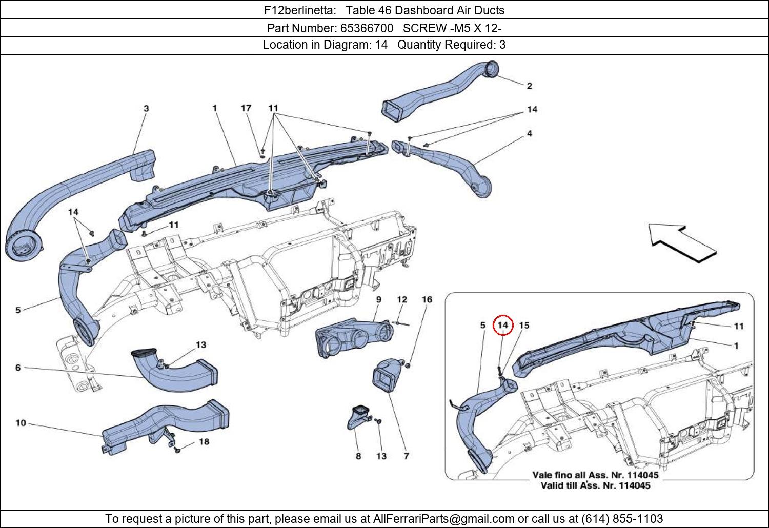 Ferrari Part 65366700