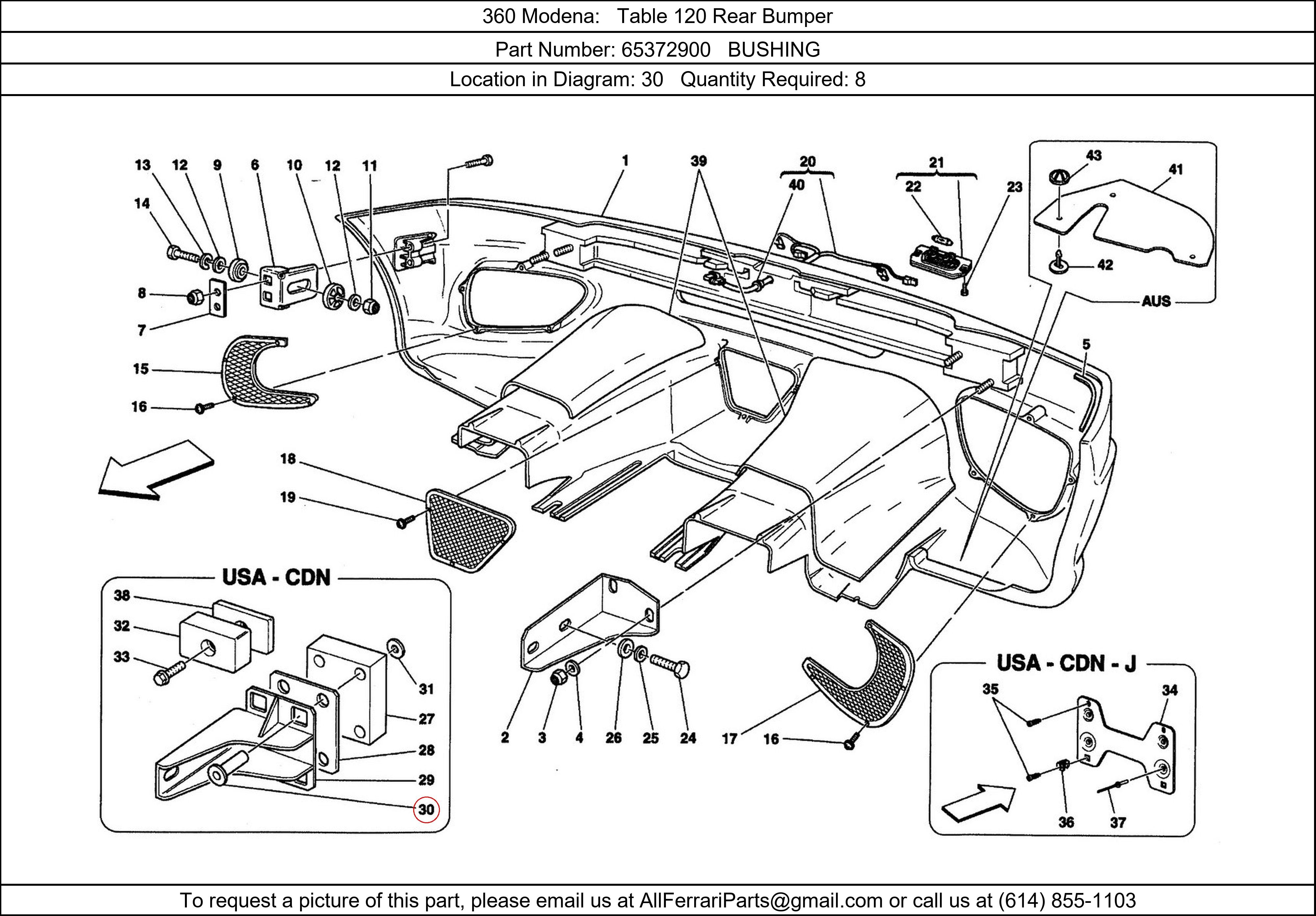 Ferrari Part 65372900