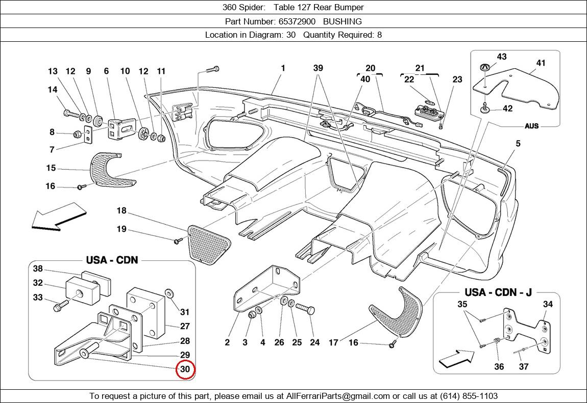 Ferrari Part 65372900