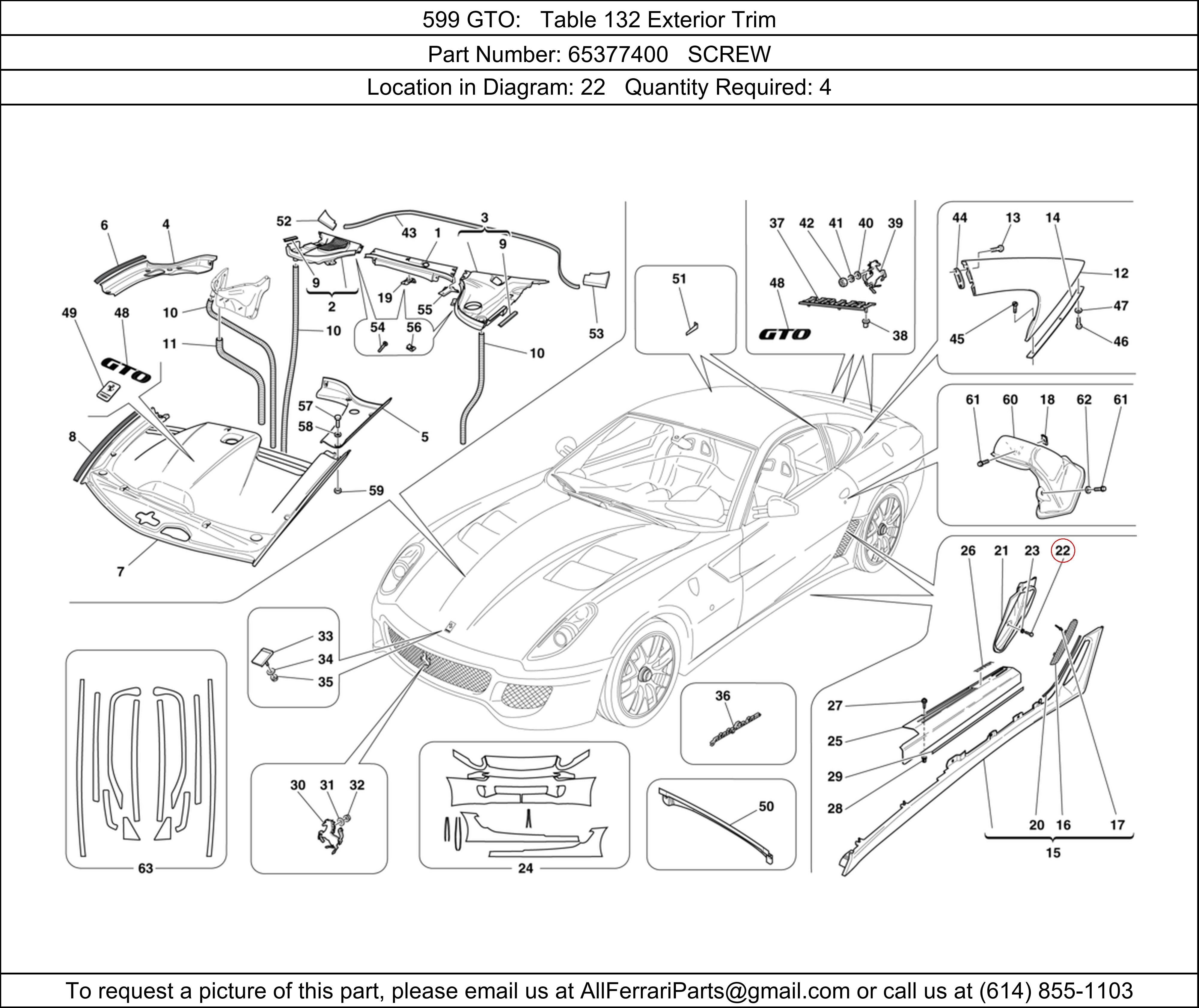 Ferrari Part 65377400