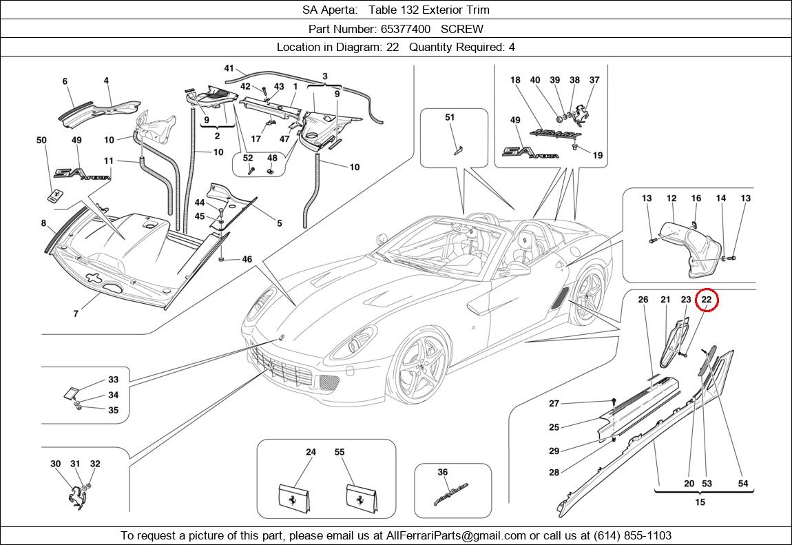 Ferrari Part 65377400