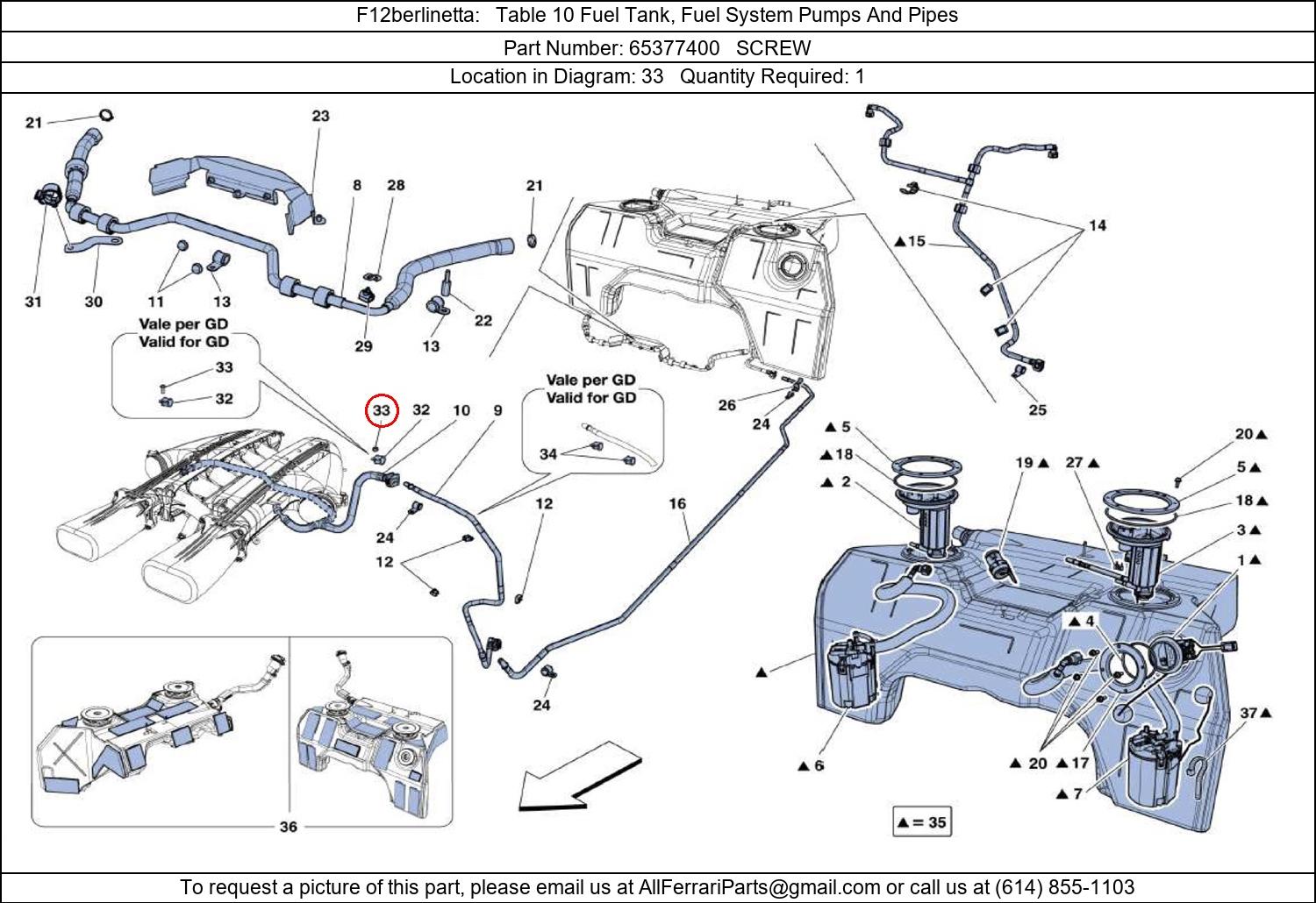 Ferrari Part 65377400