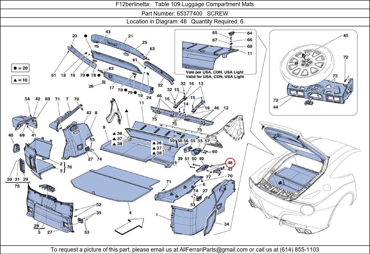 Ferrari Part 65377400